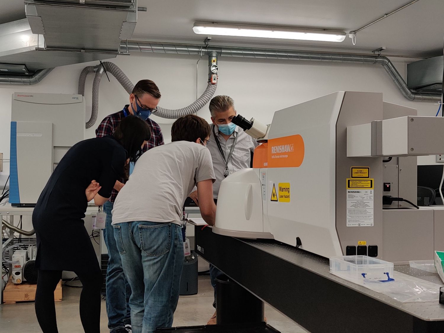 Inside Dyson's battery laboraties, with Dr Durrant.